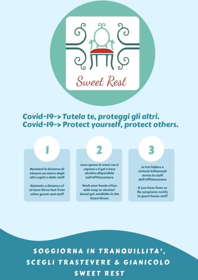 Trastevere & Gianicolo Sweet Rest Rzym Zewnętrze zdjęcie